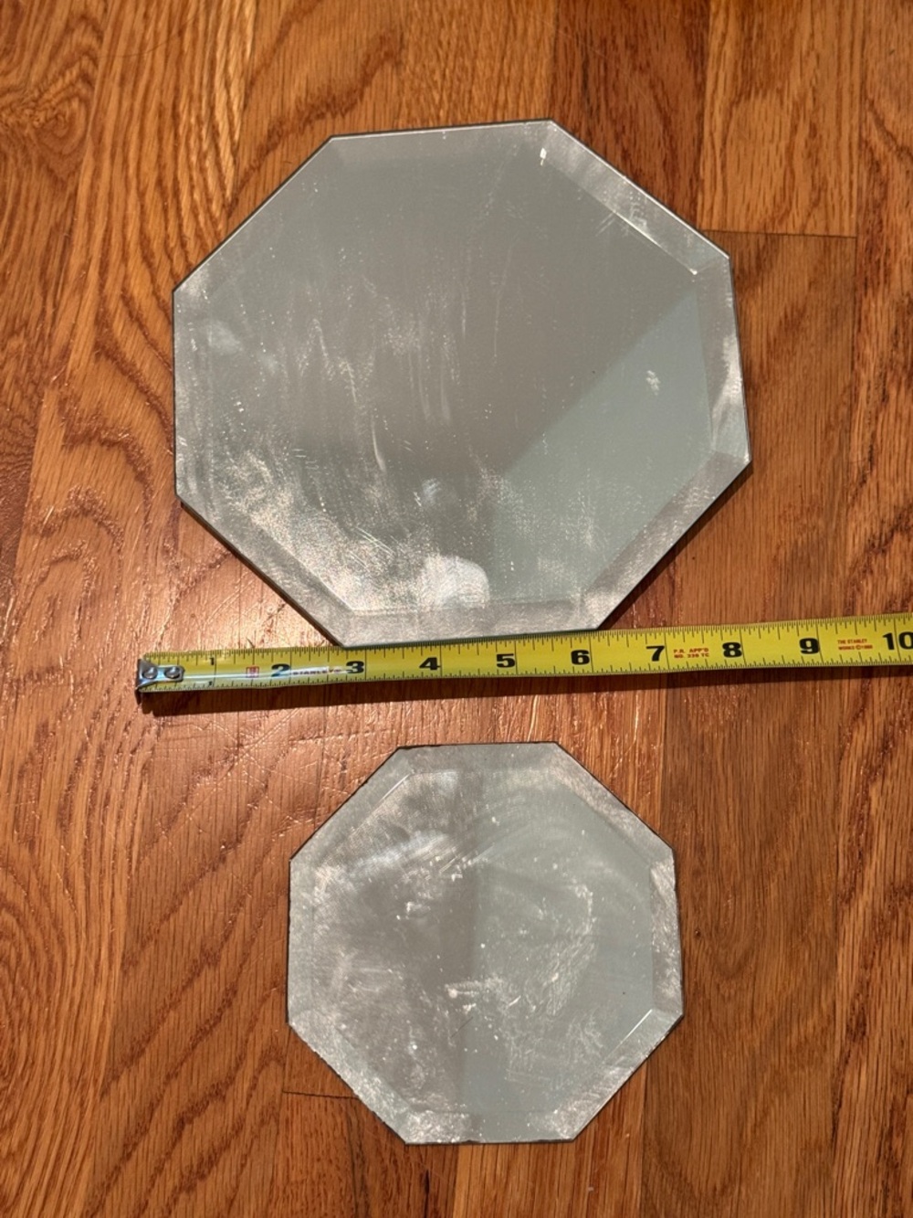 Octagonal Mirror coaster Set